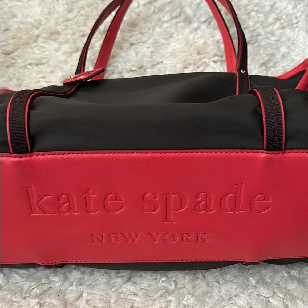Kate Spade Brown and Red Tote Bag - Picture 9 of 12